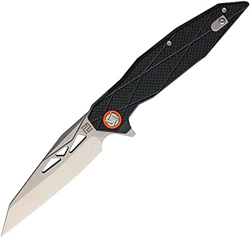 Cygnus Black Textured Framelock Pocket Folding Knife - Premium EDC Tool for Outdoor Camping, Hiking & Survival | Model 1827P BKF