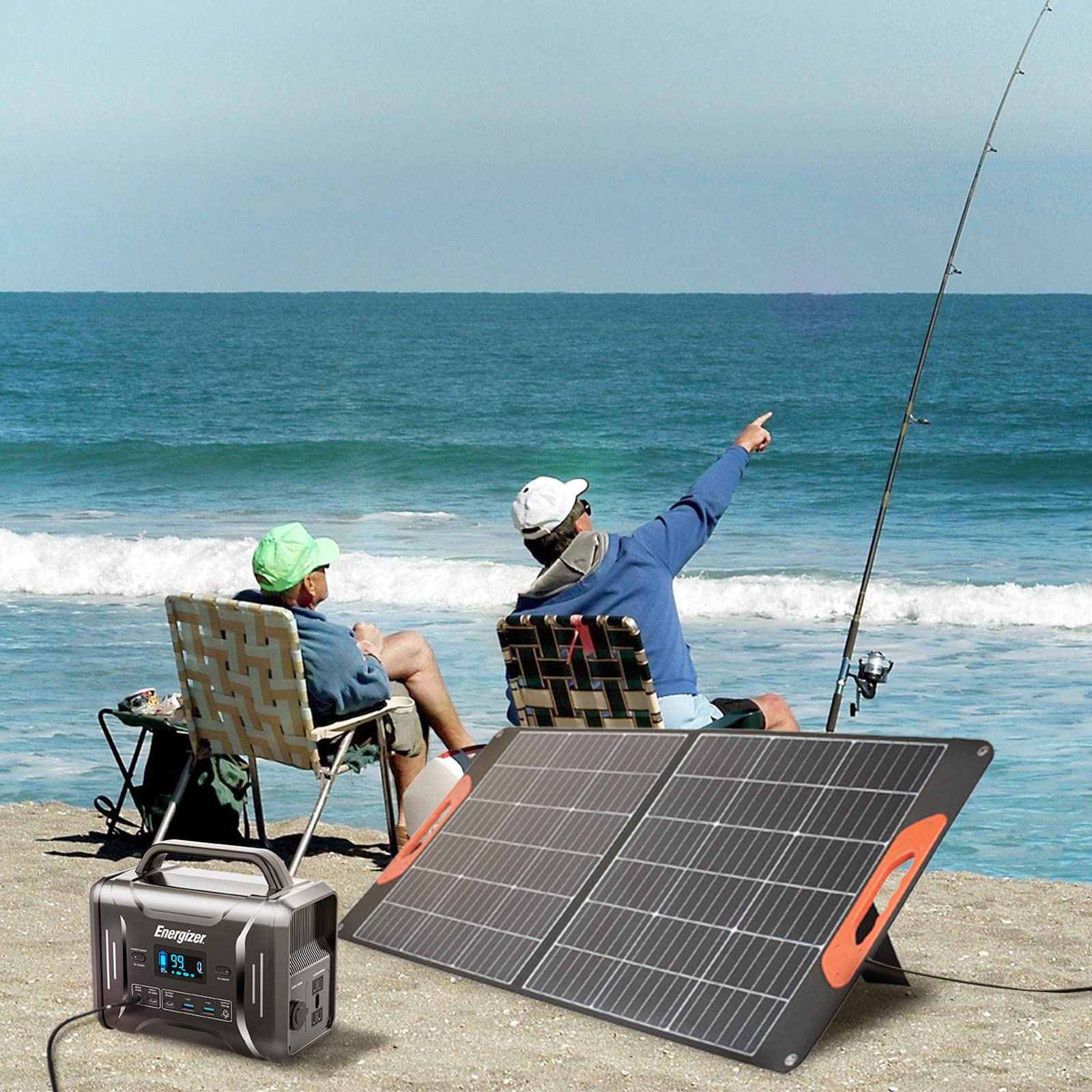 100W Portable Solar Panel Charger with DC & USB Outputs - Solar Power Kit for RV, Camping, Home & Outdoor Adventures | Perfect for Off-Grid Living, Emergency Power & Mobile Charging