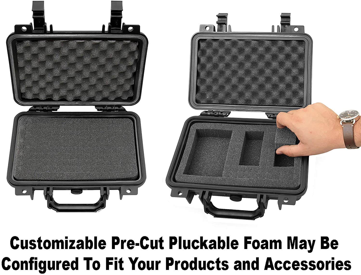 CASEMATIX Waterproof Travel Case for Netgear Nighthawk 5G Mobile Hotspot MR5200/M5/MR5100 - Crushproof Customizable Router Accessories | Perfect for Outdoor Adventures, Business Travel & Daily Commuting