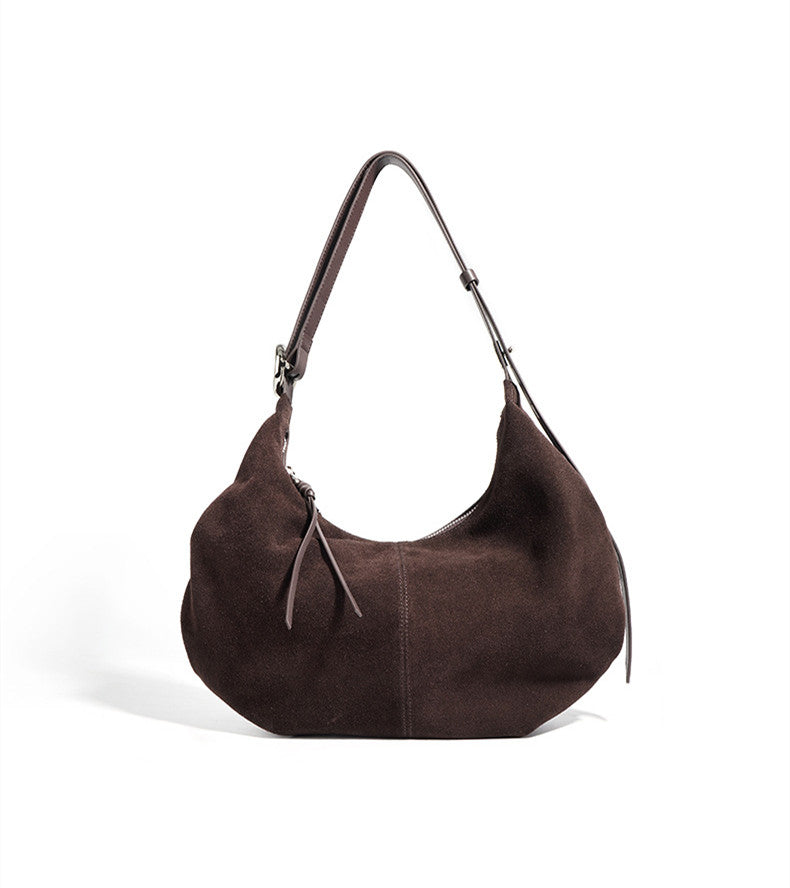 Stylish Half Moon Shoulder Bag for Women - Trendy Crossbody Purse with Adjustable Strap, Perfect for Daily Use, Work, Travel and Date Night
