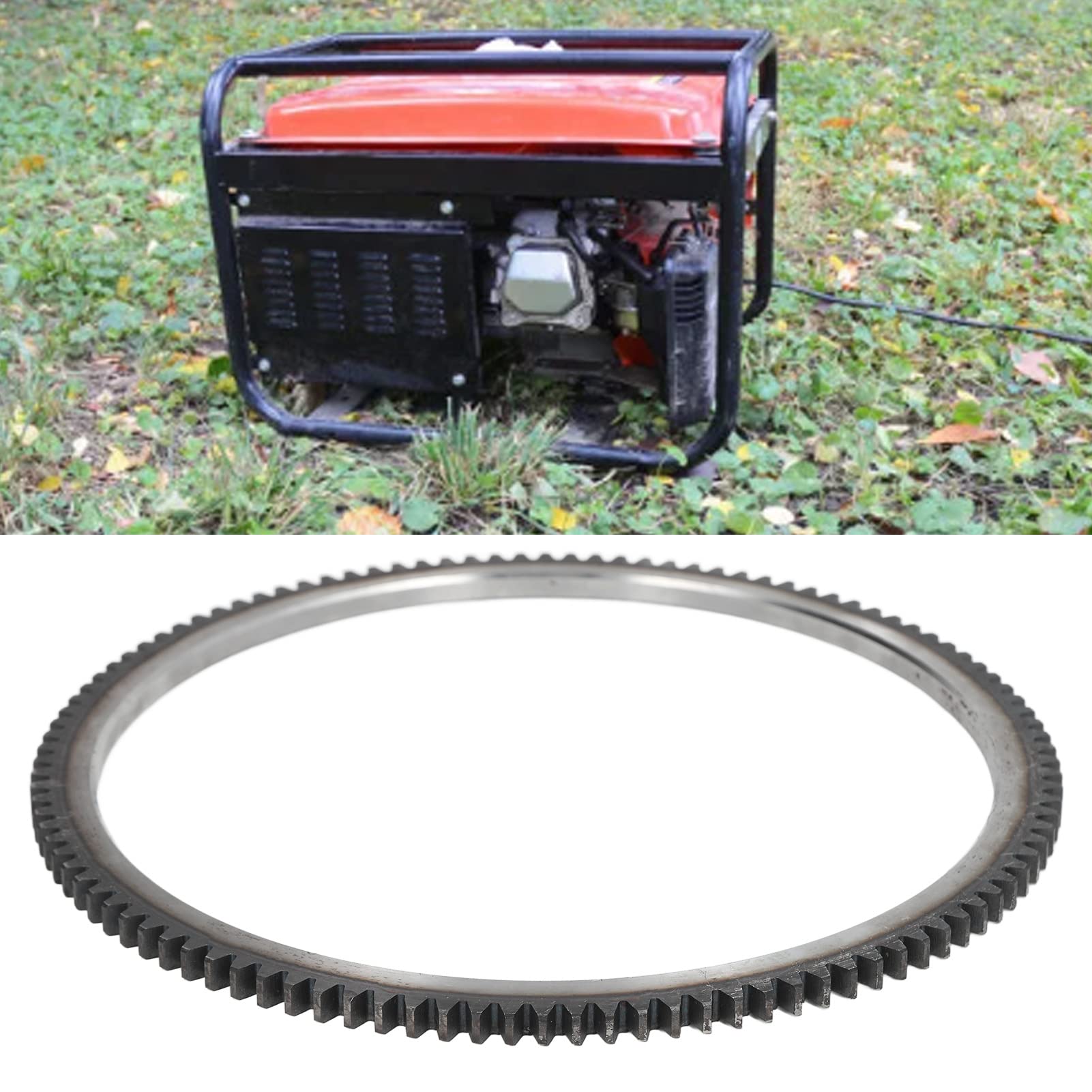 110 Teeth Flywheel Gear - High-Quality Forged Steel Replacement for Single Cylinder Air-Cooled Engines | Perfect for Small Engine Repair, Agricultural Machinery & Power Equipment Maintenance