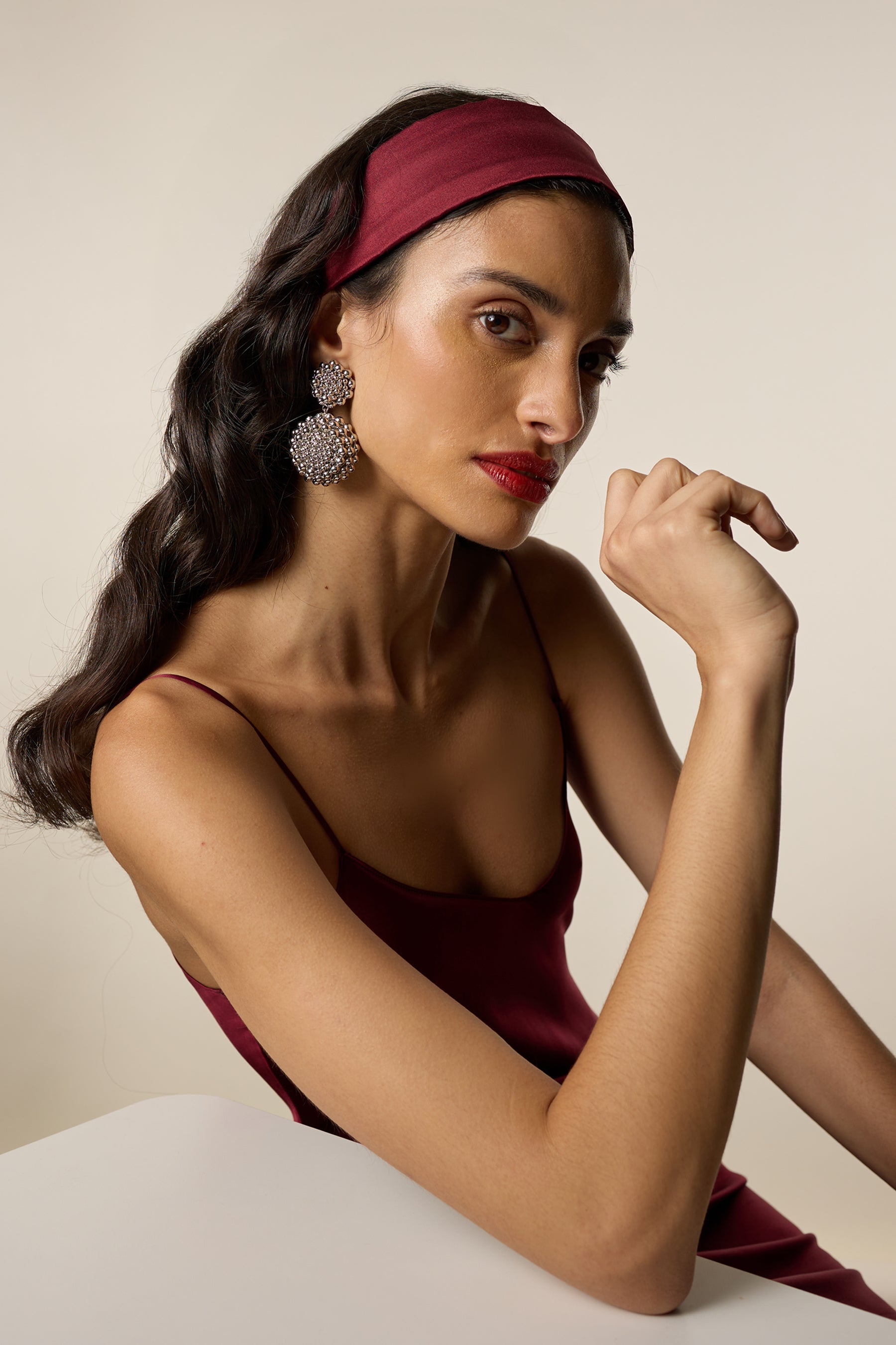 Zoe Ball Chain Drop Earrings for Women - Elegant Dangling Jewelry for Parties, Weddings & Everyday Wear