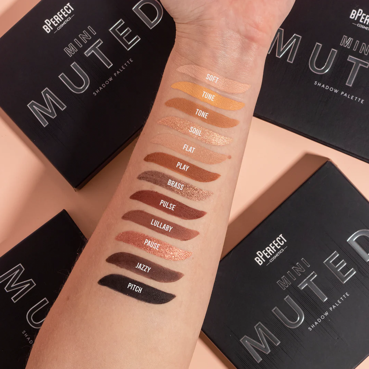 Mini Muted Eyeshadow Palette - Natural Matte Neutral Eyeshadow Colors for Everyday Makeup | Perfect for Office, Date Night & Casual Outings