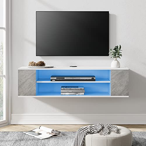 White&grey&blue Lights