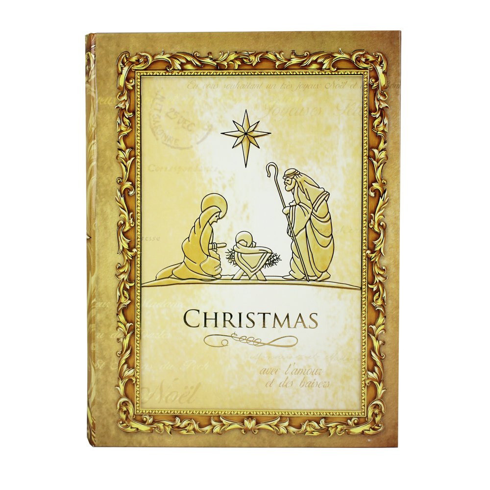 Premium Luxury Christmas Greeting Cards Set in Elegant Gold Keepsake Box - Perfect for Holiday Gifts, Family Keepsakes & Festive Home Decor