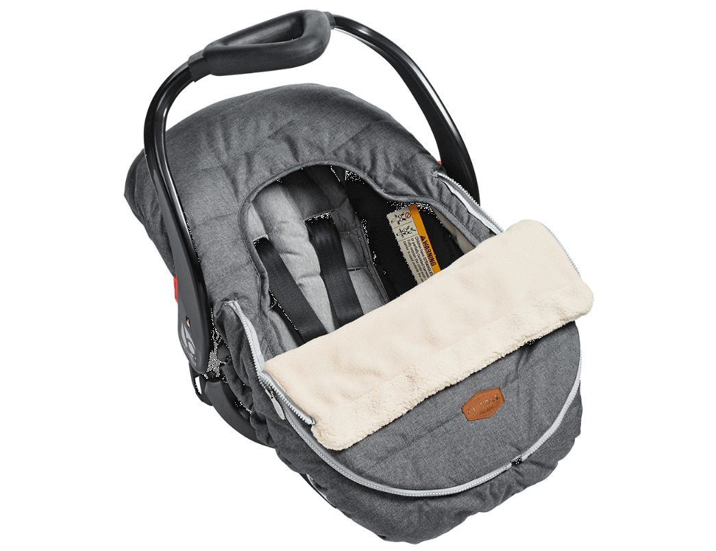 JJ Cole Car Seat Cover - Waterproof & Soft Baby Car Seat Protector for Infants & Toddlers - Perfect for Travel, Daily Commute & Outdoor Adventures