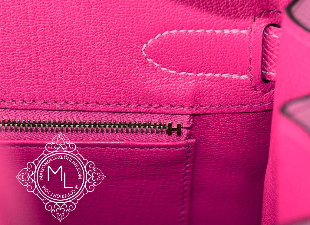 Hermes Birkin 30 Handbag in 5P Pink Rose Tyrien Epsom Leather - Luxury Designer Tote for Women, Perfect for Work, Travel & Special Occasions