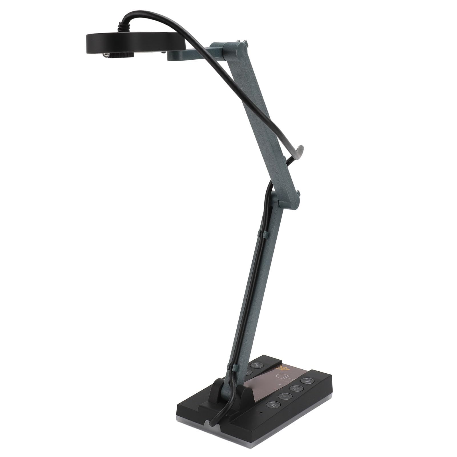 4K UHD 15MP USB Document Camera with LED Light - 30fps Foldable Webcam for Teachers, Online Classes, Chromebook & PC (Mac OS X 10.11+) - Perfect for Distance Learning, Virtual Teaching & Presentations