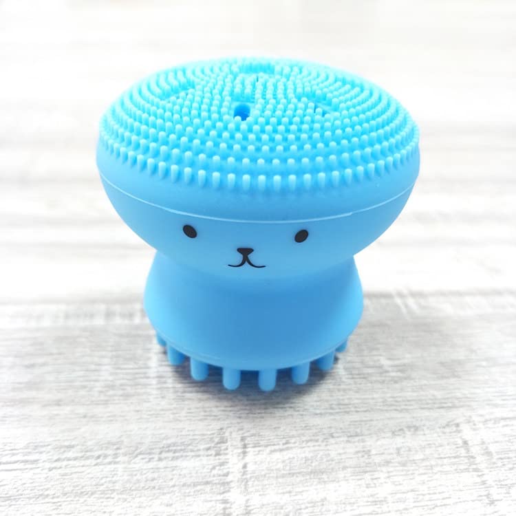 Giffy® Silicone Face Scrubber & Exfoliator - Soft Octopus Massage Brush for Gentle Facial Cleansing | Perfect for Daily Skincare Routine & Makeup Removal