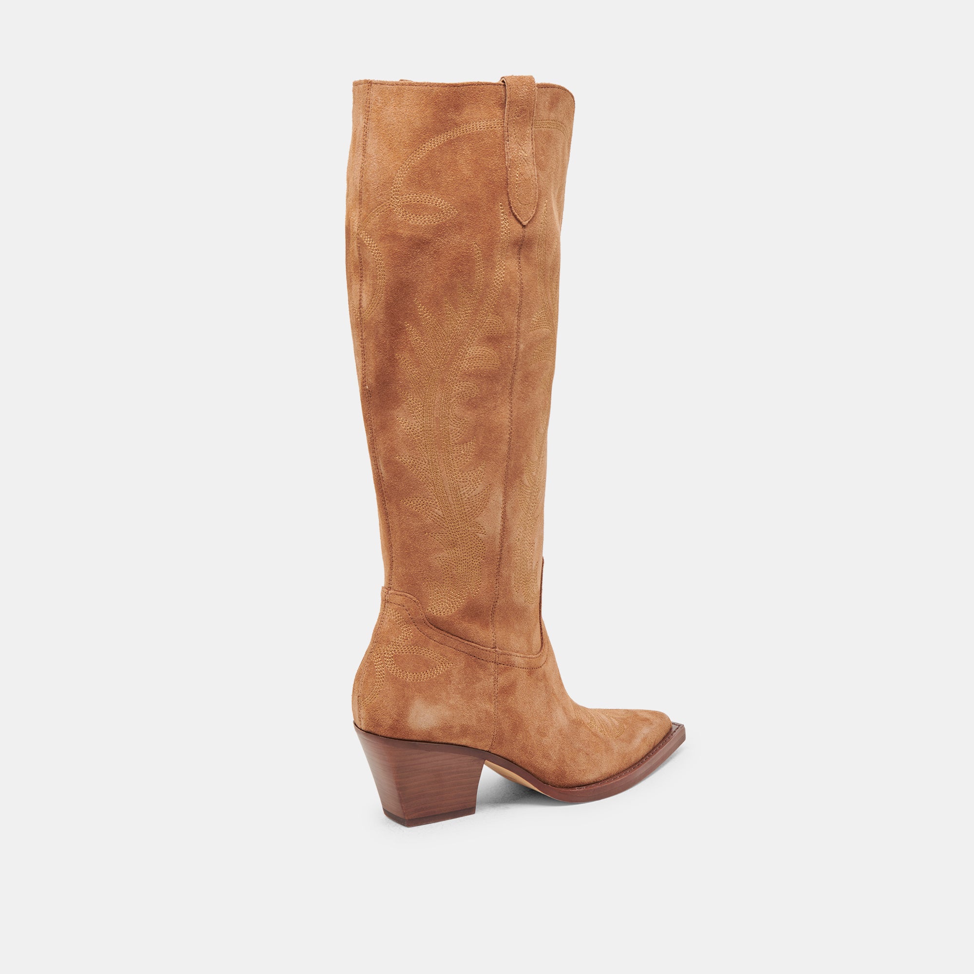 RYATT Wide Calf Boots in Pecan Suede - Comfortable & Stylish Ankle Boots for Women | Perfect for Fall, Winter & Casual Outfits