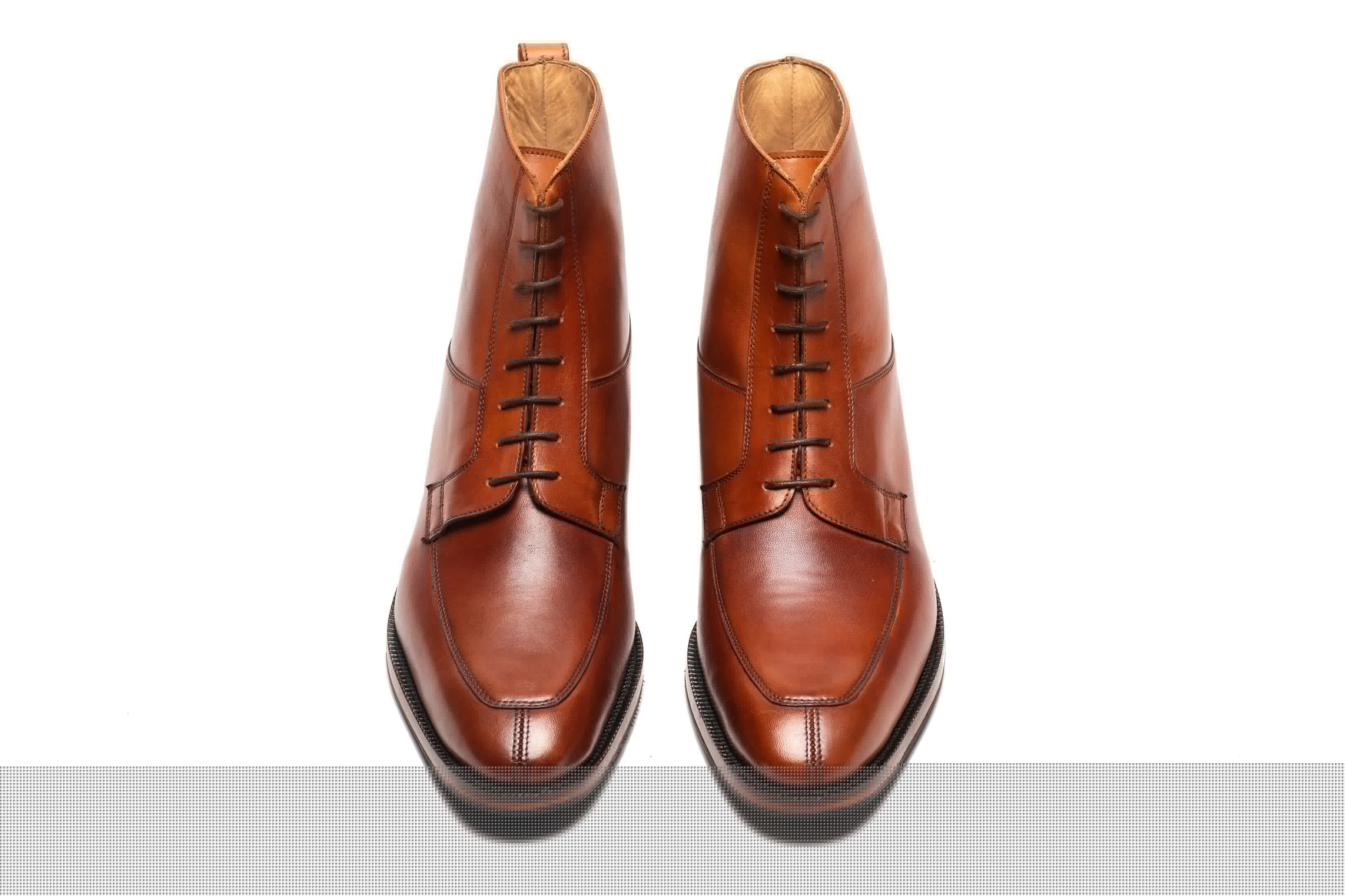 Stylish Tan Derby Boots for Women - Comfortable & Fashionable Footwear for Casual Outings & Work