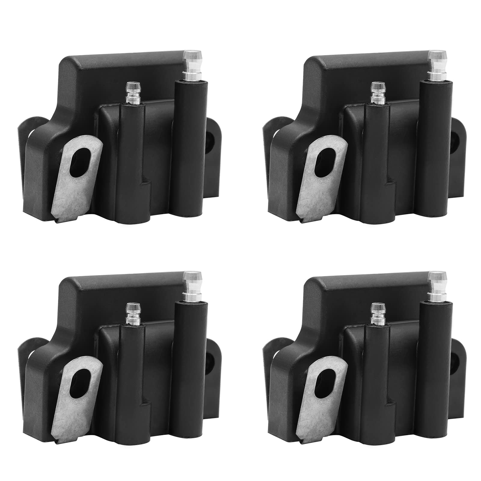 High-Performance Ignition Coil Pack 4-Piece Set - Compatible with Johnson Evinrude Outboard Engines 40HP-300HP (Models 582508, 183-2508, 18-5179) - Perfect for Marine Engine Repair & Boat Maintenance
