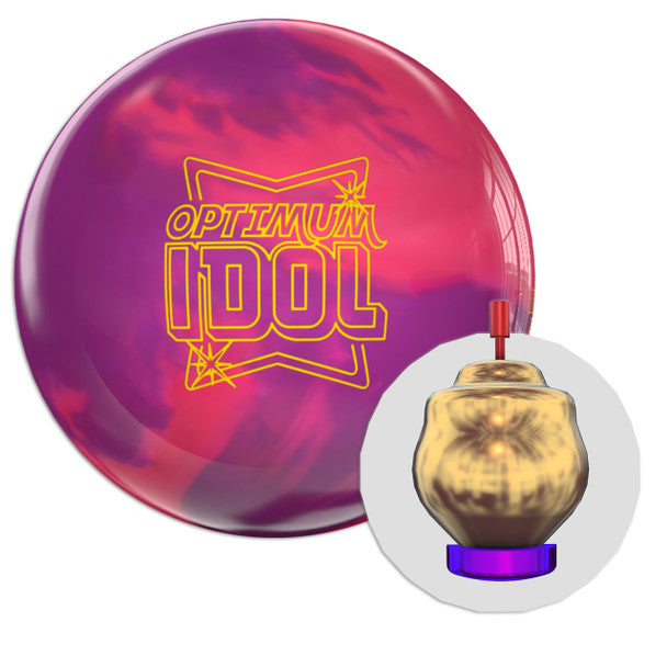 Roto Grip Optimum Idol Pearl Bowling Ball | High Performance Reactive Resin Coverstock | Perfect for League Play & Tournament Strikes | Best for Medium to Heavy Oil Lanes
