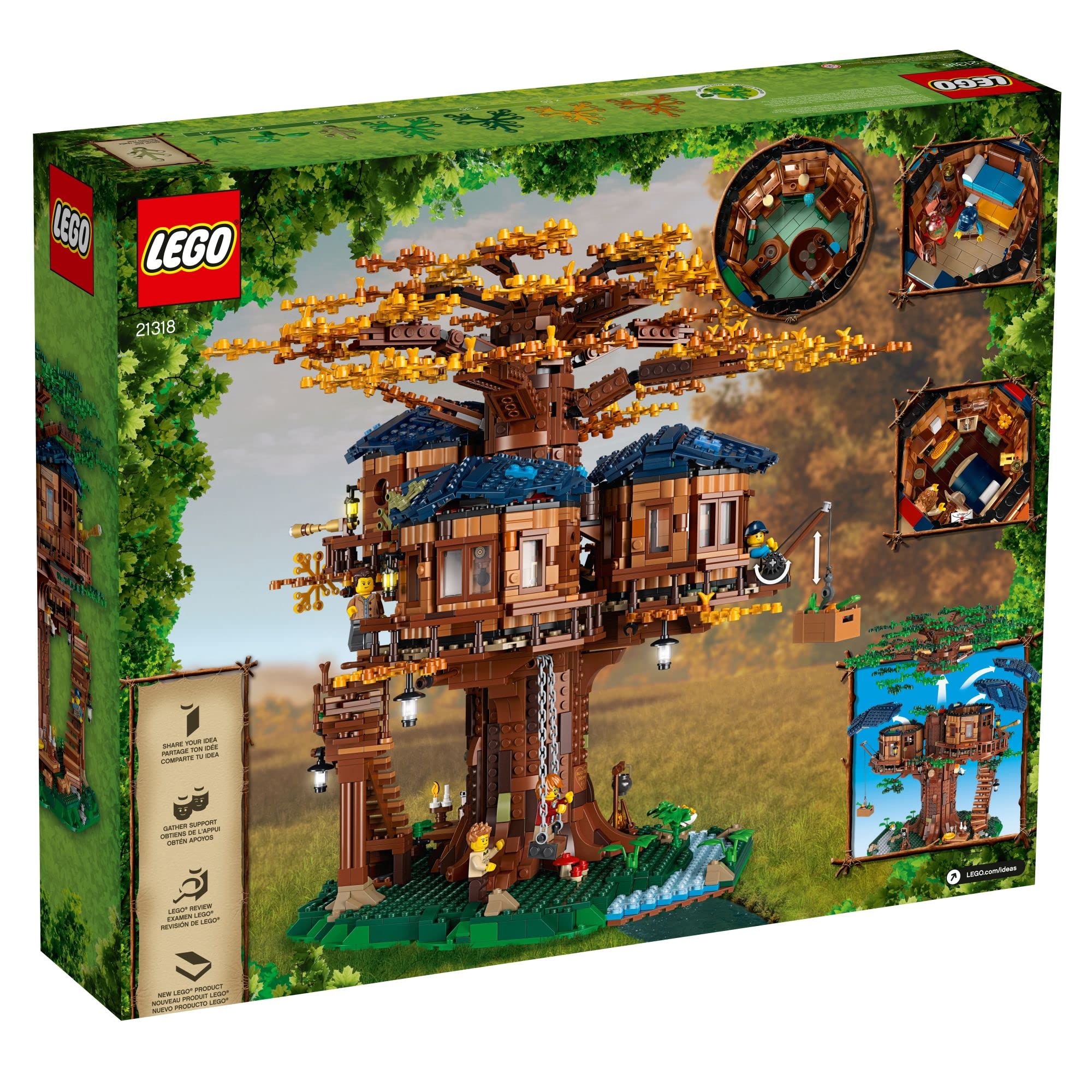 LEGO Ideas Treehouse Building Kit - Creative DIY Model Set for Kids & Adults - Perfect for Home Decor, Gift Giving & Educational Play