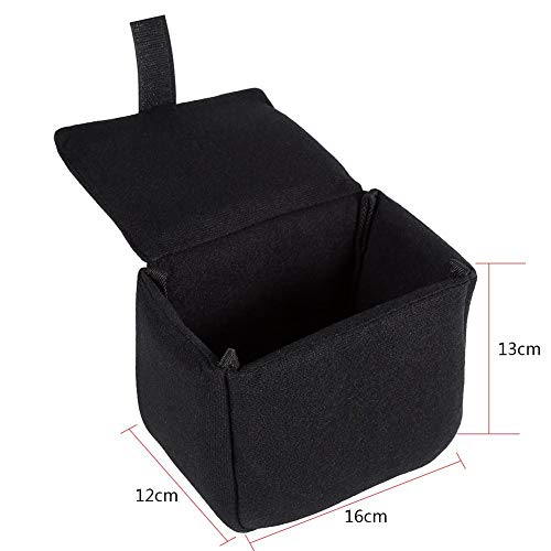 **Shockproof Foldable Camera Bag Insert - Padded Protective Case for DSLR & Mirrorless Cameras - Travel Accessory for Photography (Black) - Perfect for Travel, Hiking & Outdoor Shoots**