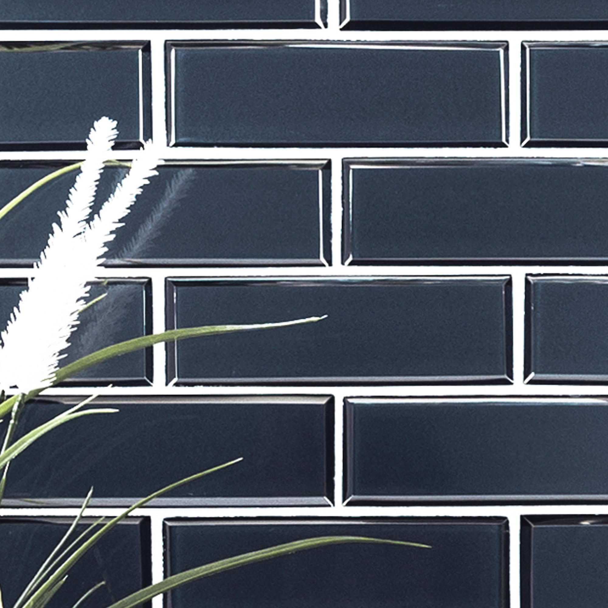 MSI Vague Blue 11.73x11.73 Inch Glass Subway Tile - Kitchen Backsplash, Bathroom & Shower Wall Mosaic Tile with Mesh Mount | Perfect for Modern Home Renovation, Spa-Like Bathroom Design and Stylish Kitchen Upgrade
