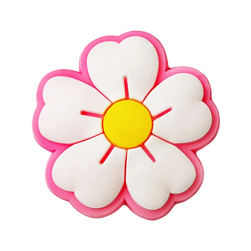 1Pcs Cute Pink Shoe Charms Pin for Crocs - DIY Shoe & Wristband Accessories for Women & Kids - Perfect for Party, Christmas Gifts & Everyday Decoration