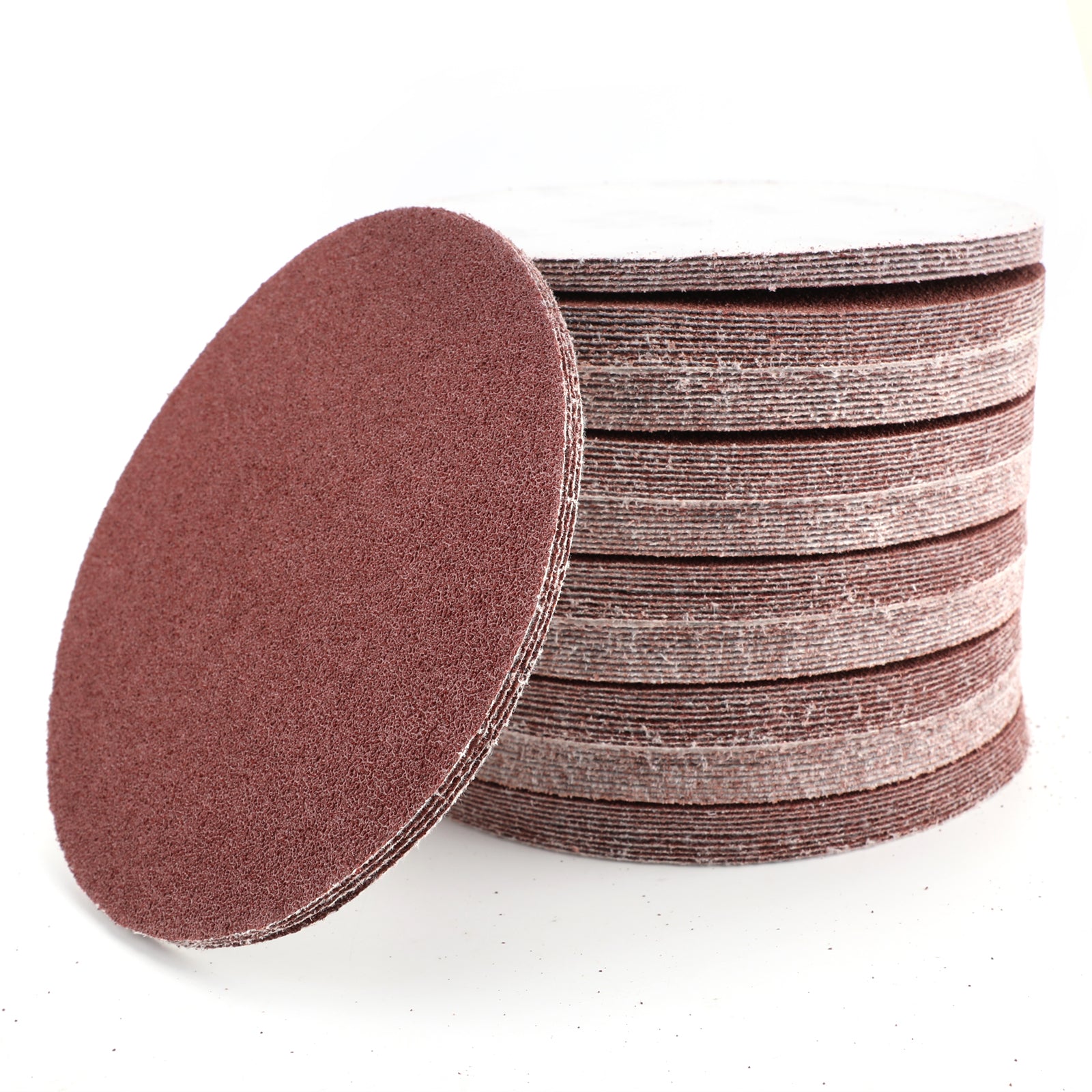100PCS 6-Inch Hook & Loop Sanding Discs, 40-2000 Grit Sandpaper Sheets for Woodworking, Metal Polishing & Automotive Sanding - Multi-Purpose Abrasive Discs for Orbital Sanders