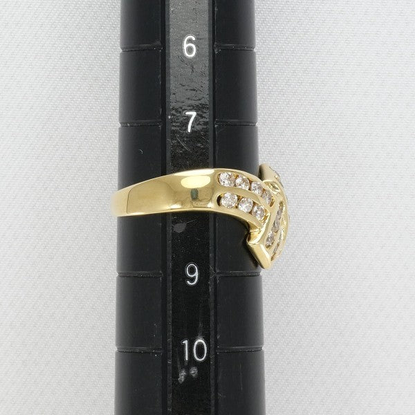 18K Yellow Gold Diamond Ring for Women - Elegant Solitaire Engagement Wedding Band - Perfect for Proposals, Anniversaries & Special Occasions