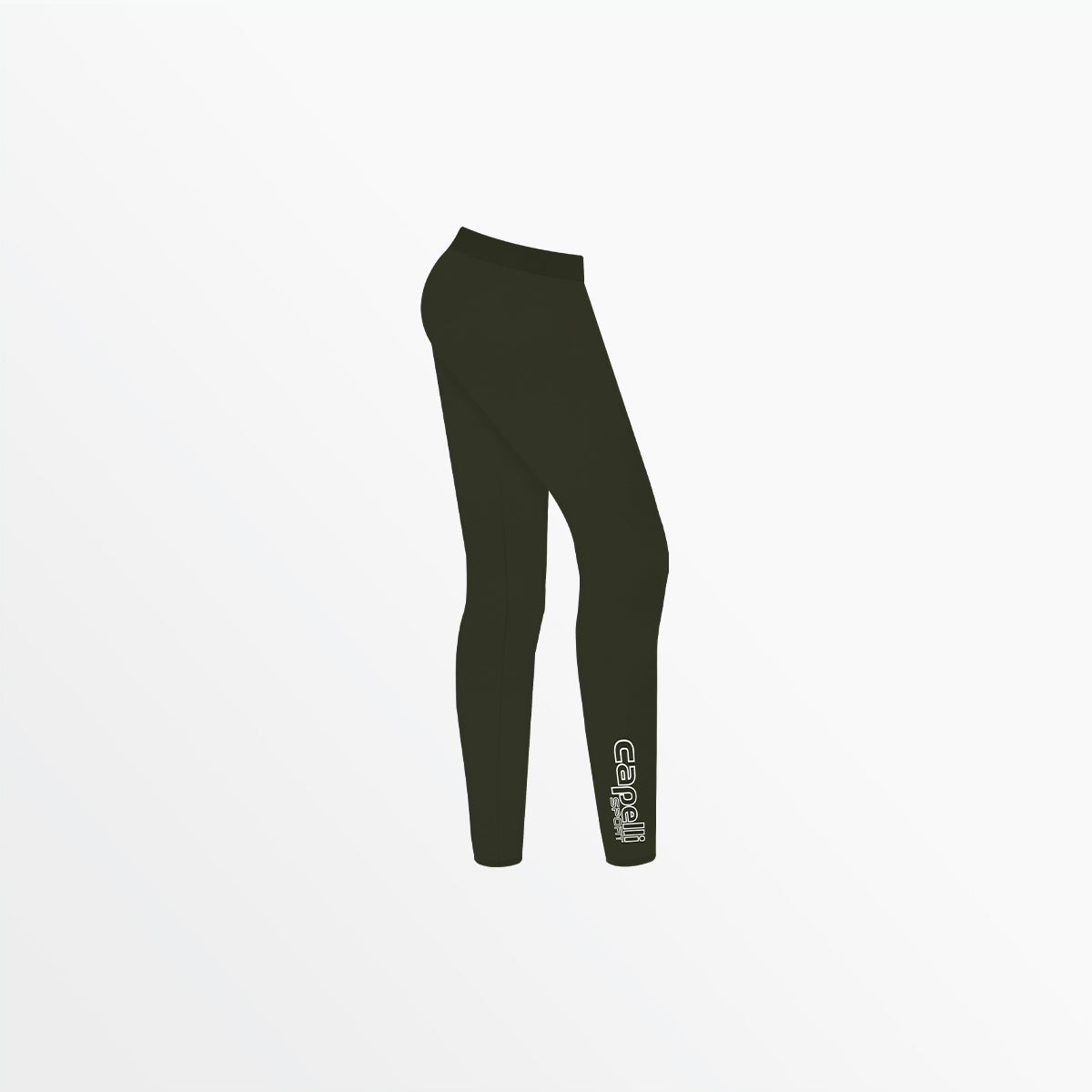 Women's Mid Rise Logo Cotton Leggings - Comfortable Stretchy Yoga Pants for Workout, Running & Lounge Wear