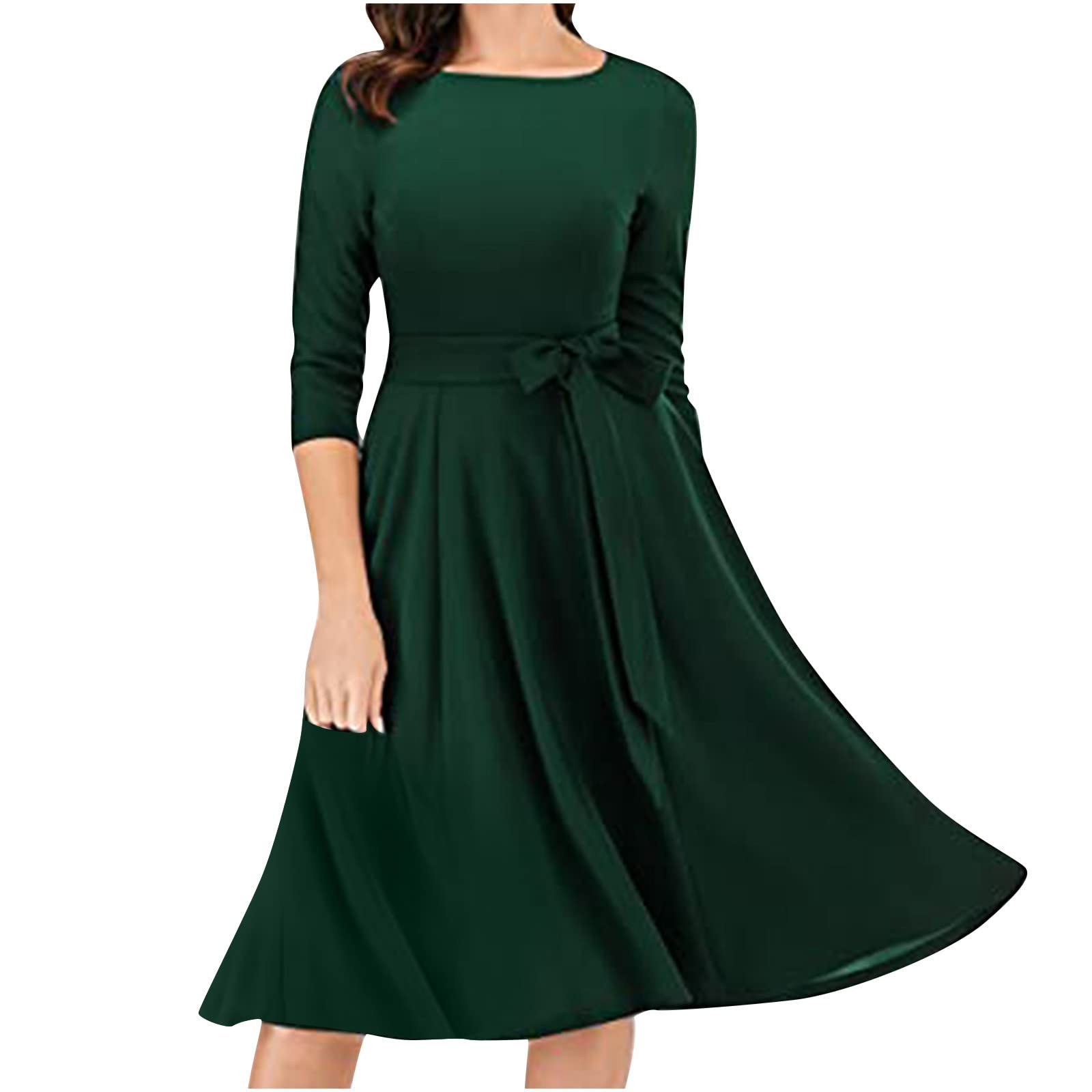 Elegant Women's Cocktail Dresses for Wedding Guest - 3/4 Sleeve Bandage Dress for Mother of The Bride, Evening Party & Special Occasions | Perfect for Weddings, Cocktail Parties, Formal Events & Night Out
