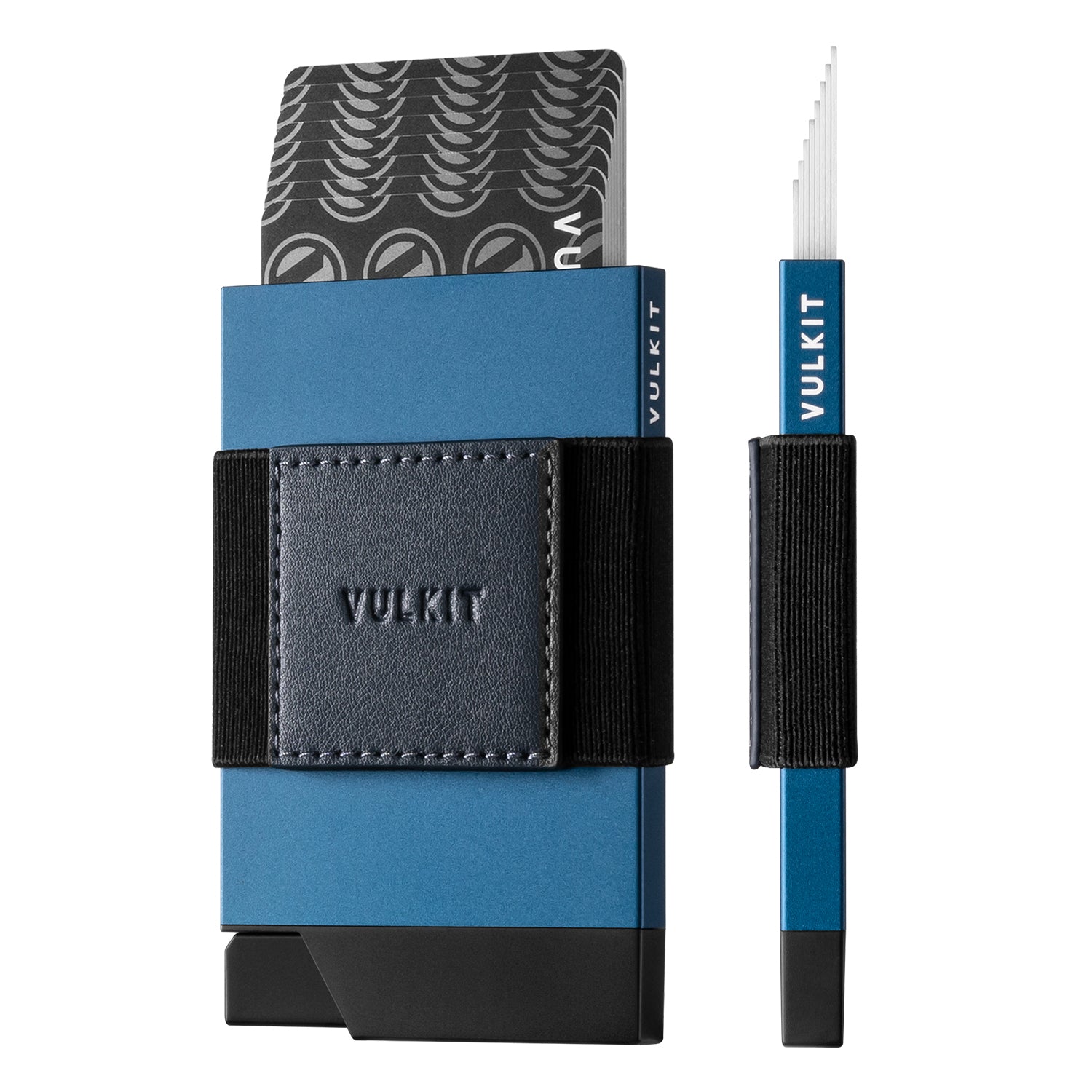 VC408 RFID Blocking Men's Wallet with AirTag Holder & Money Band - Slim Card Holder for Cash & Credit Cards - Perfect for Travel, Business & Everyday Use