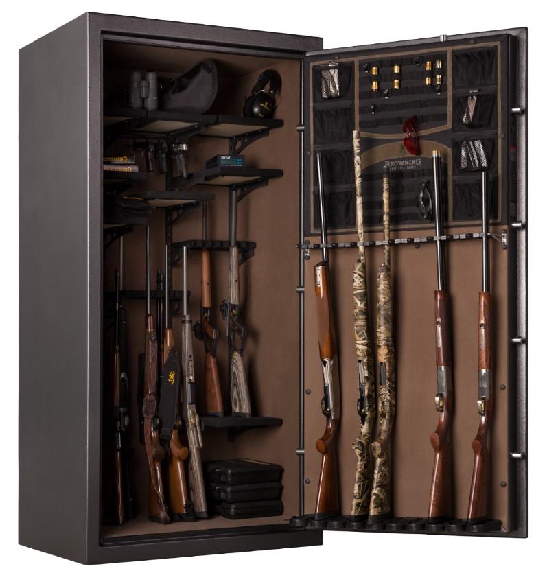 Browning SP49T Sporter Gun Safe - Secure Firearm Storage for Home & Office - Heavy Duty Steel Construction with Digital Lock - Perfect for Handguns, Rifles & Valuables Protection