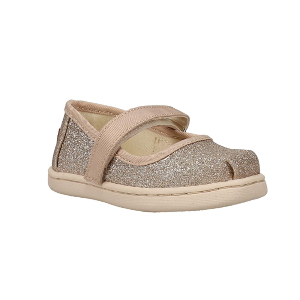 TOMS Tiny Mary Jane Toddler Shoes for Girls - Comfortable & Stylish Mary Jane Flats for Toddlers - Perfect for School, Playdates & Special Occasions