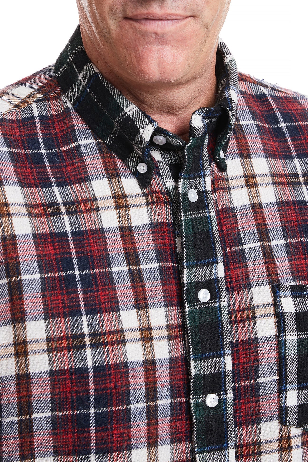 Chase Plaid Flannel Shirt for Men - Soft & Comfortable Button Down Shirt - Perfect for Casual Wear, Outdoor Activities & Layering in Fall & Winter