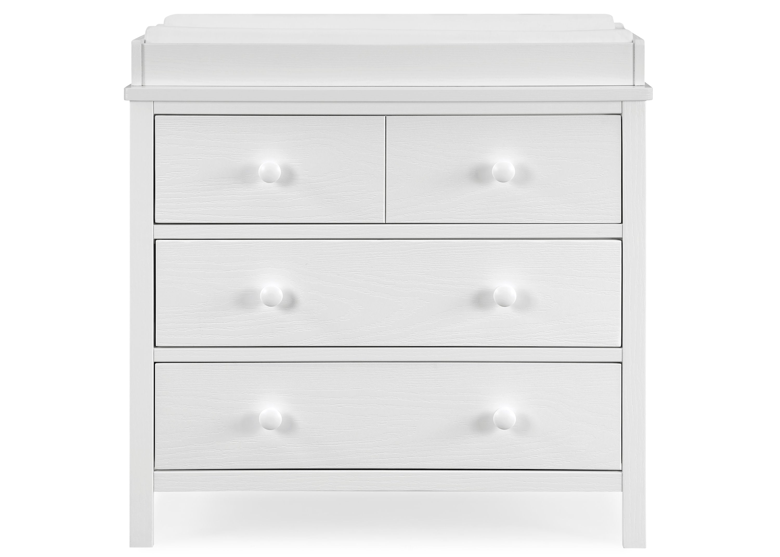 Sweet Beginnings 3 Drawer Dresser - White Nursery Dresser with Soft Closing Drawers for Baby Room Organization | Perfect for Nursery, Bedroom & Kids Room Storage