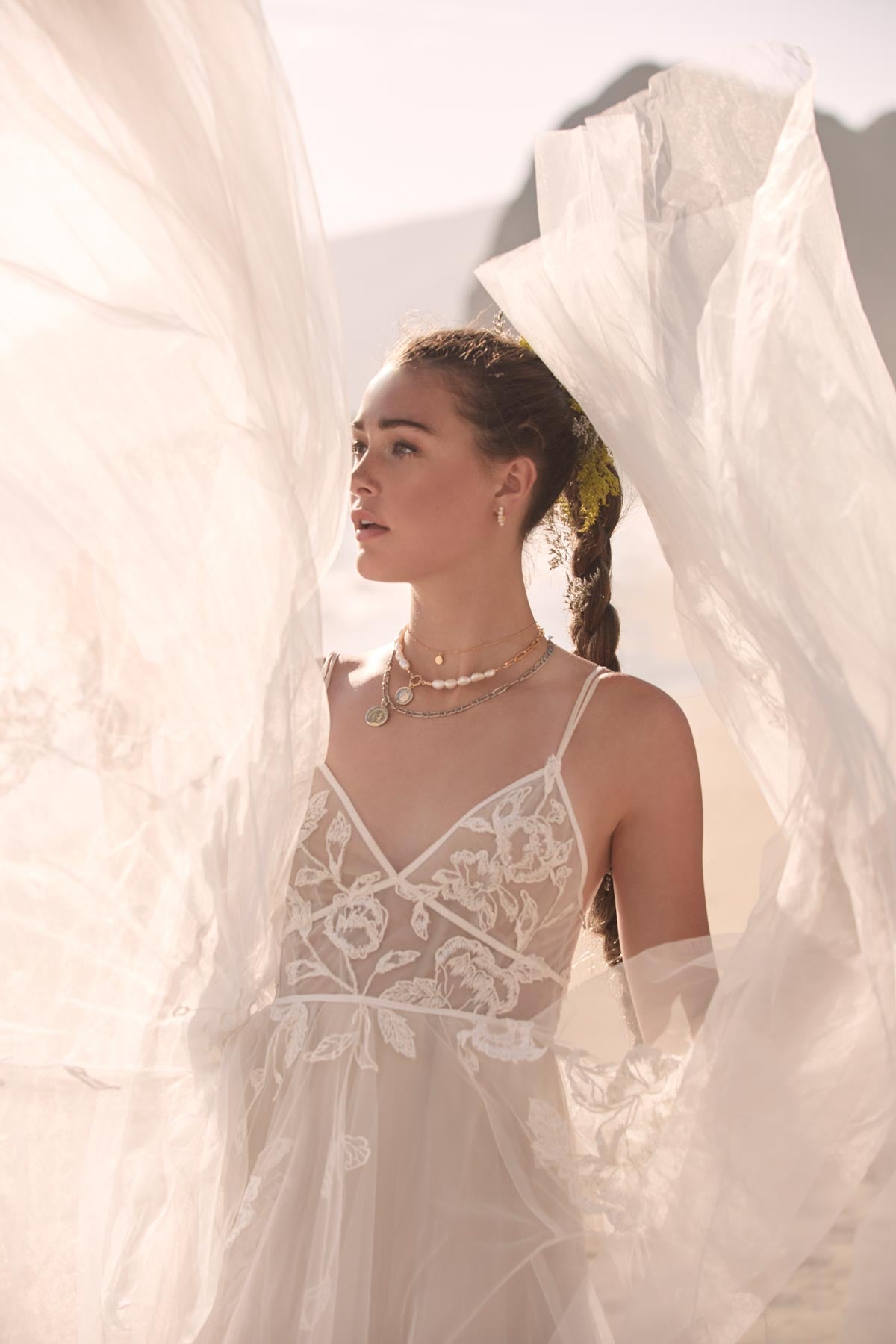 Willowby Kendrew 54716 Wedding Gown - Elegant Lace Bridal Dress for Bride, Perfect for Beach, Church & Outdoor Ceremonies