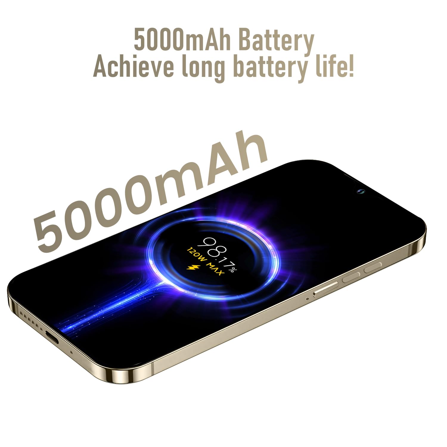 Unlocked A14 Pro Max Android Smartphone - 6GB RAM 256GB Storage, 24MP+50MP Dual Camera, 5000mAh Battery, 6.8