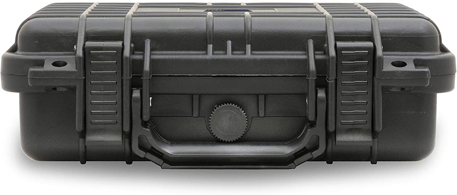 CASEMATIX 12 Microphone Case - Compatible with Rode Procaster, Behringer, MXL, Nady, Shure & More - Durable Protective Storage for Broadcast, Podcast & Vocal Mics up to 9