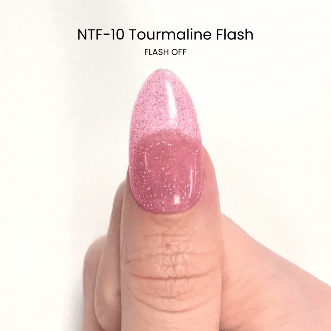 Nail Thoughts NTF 10 Tourmaline Flash Nail Polish - Vibrant Long-Lasting Nail Color for Manicures & Pedicures - Perfect for Parties, Weddings & Special Occasions