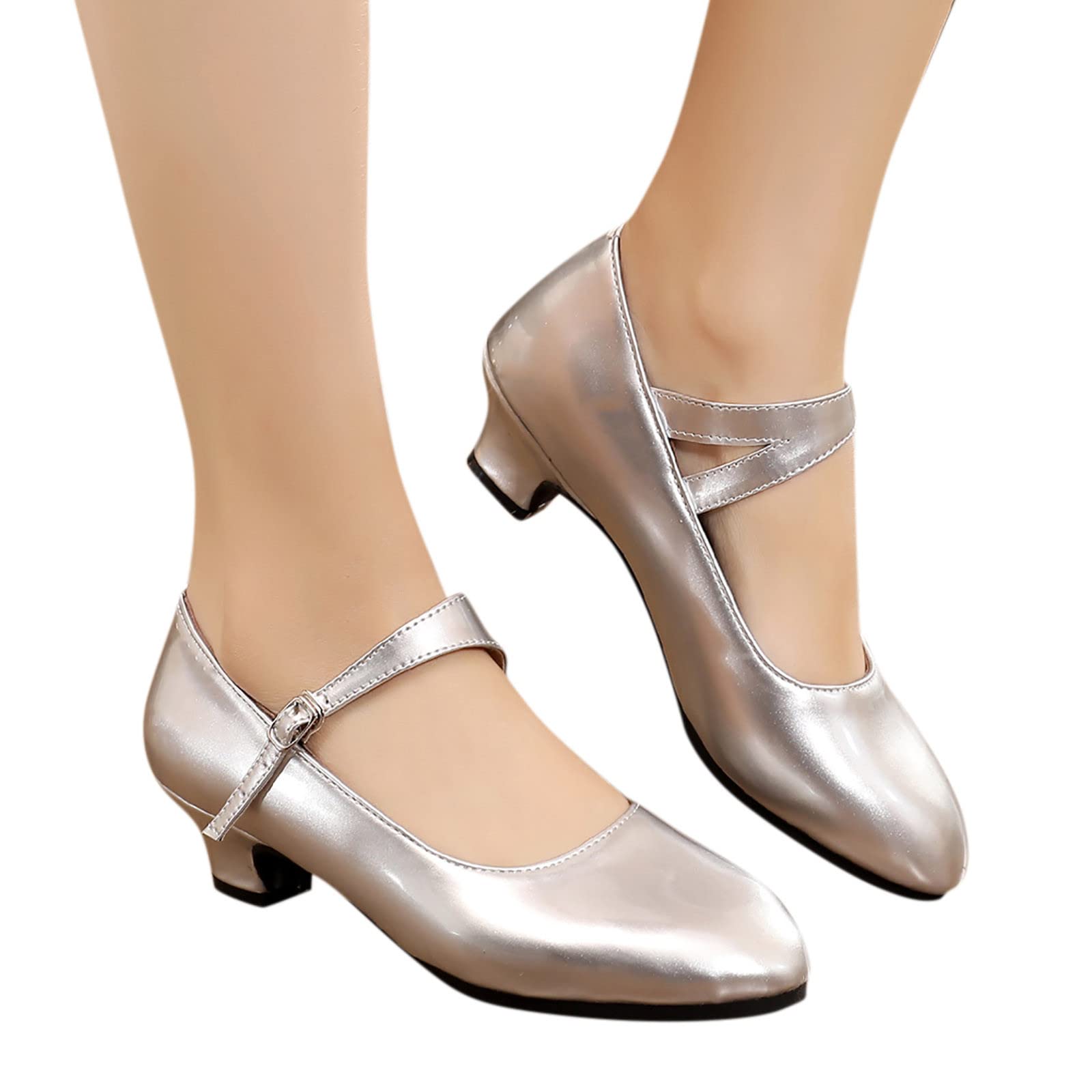 Women's Rhinestone Ballroom Dance Shoes - Latin Salsa Performance Sandals in Yellow for Women, Perfect for Dance Competitions and Social Events