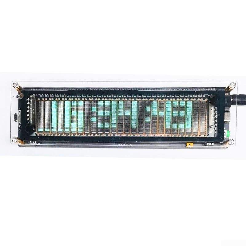 DIY Audio Spectrum Analyzer Kit - VU Meter Screen Display & Sound Level Meter for Home Studio, DJ Setup, and Music Production