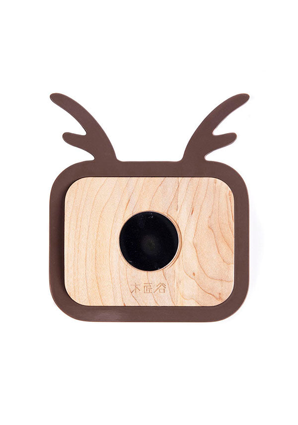 Deer Style LED Vanity Mirror with Touch Control - Portable Desktop Makeup Mirror for Home, Travel & Professional Use - Perfect for Makeup, Skincare & Salon Styling
