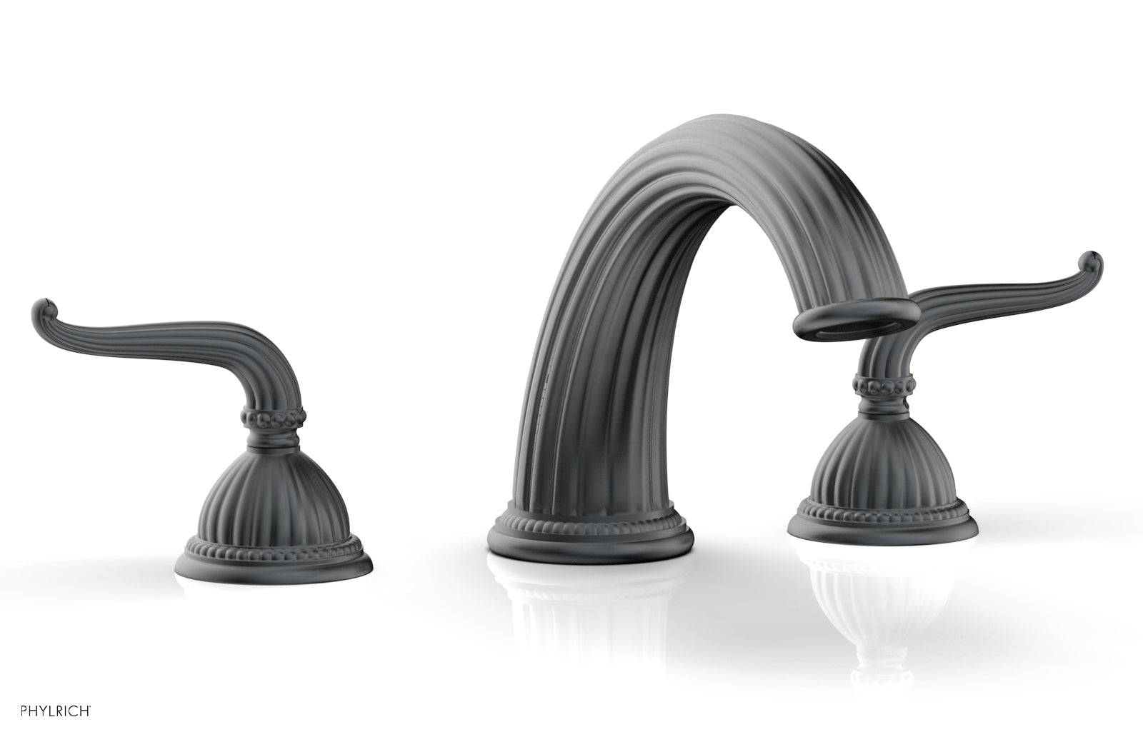 GEORGIAN & BARCELONA Deck Tub Set with Lever Handles K1141P - Modern Bathroom Faucet for Outdoor Deck, Patio, or Poolside Installation