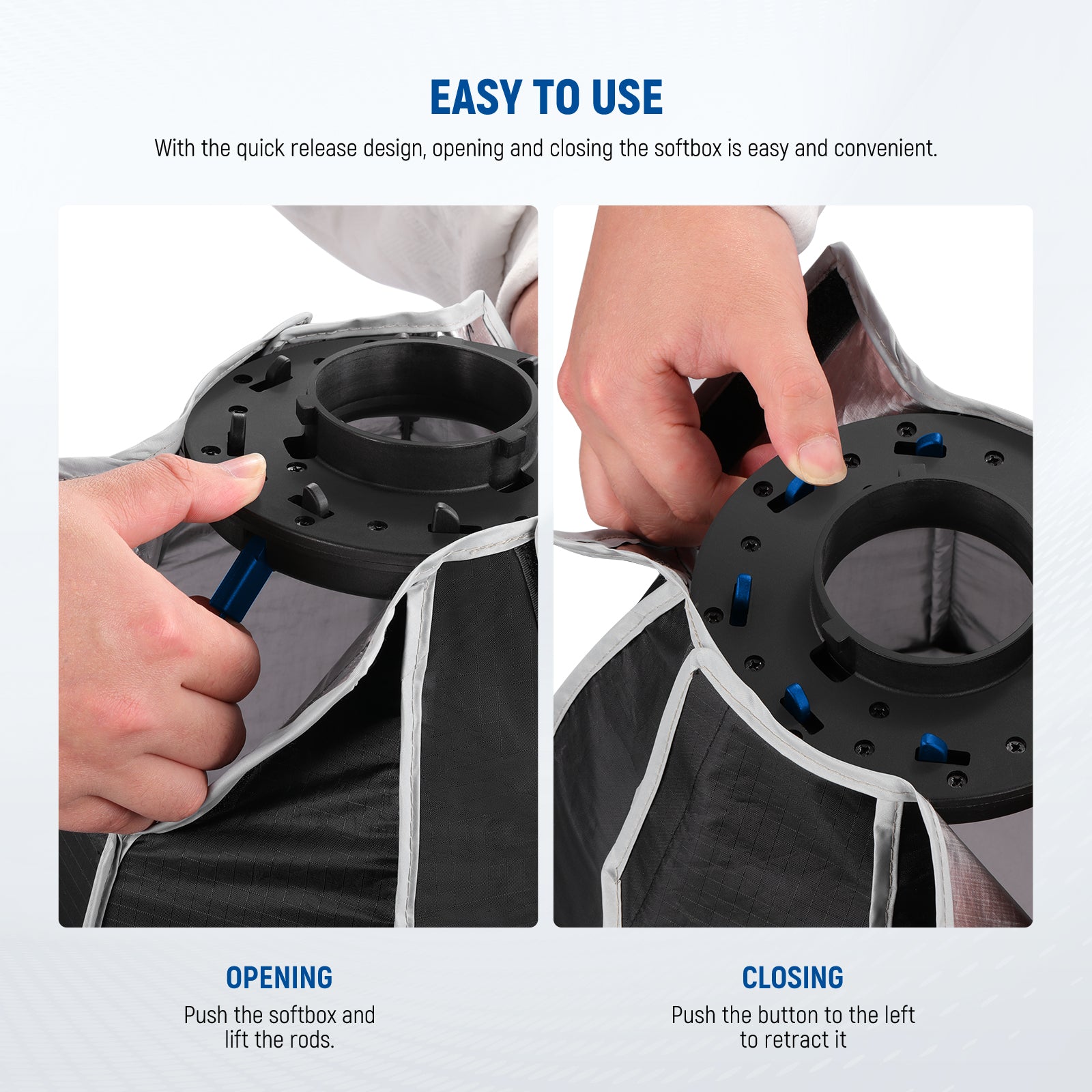 NEEWER NS3P/NS4P Octagonal Softbox Photography Lighting Kit - Compatible with NEEWER Mount - Perfect for Portrait, Product, and Studio Photography
