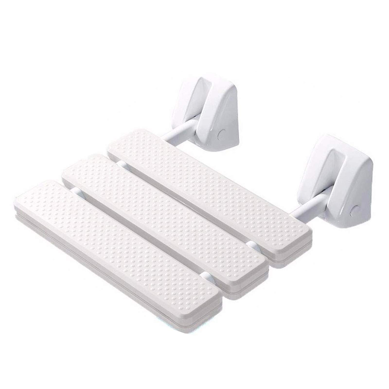 M-TOP Folding Bath Bench & Shower Chair - Wall Mounted Safety Stool for Elderly & Adults, Collapsible Design for Small Bathrooms - Perfect for Seniors with Limited Mobility, Post-Surgery Recovery & Assisted Bathing
