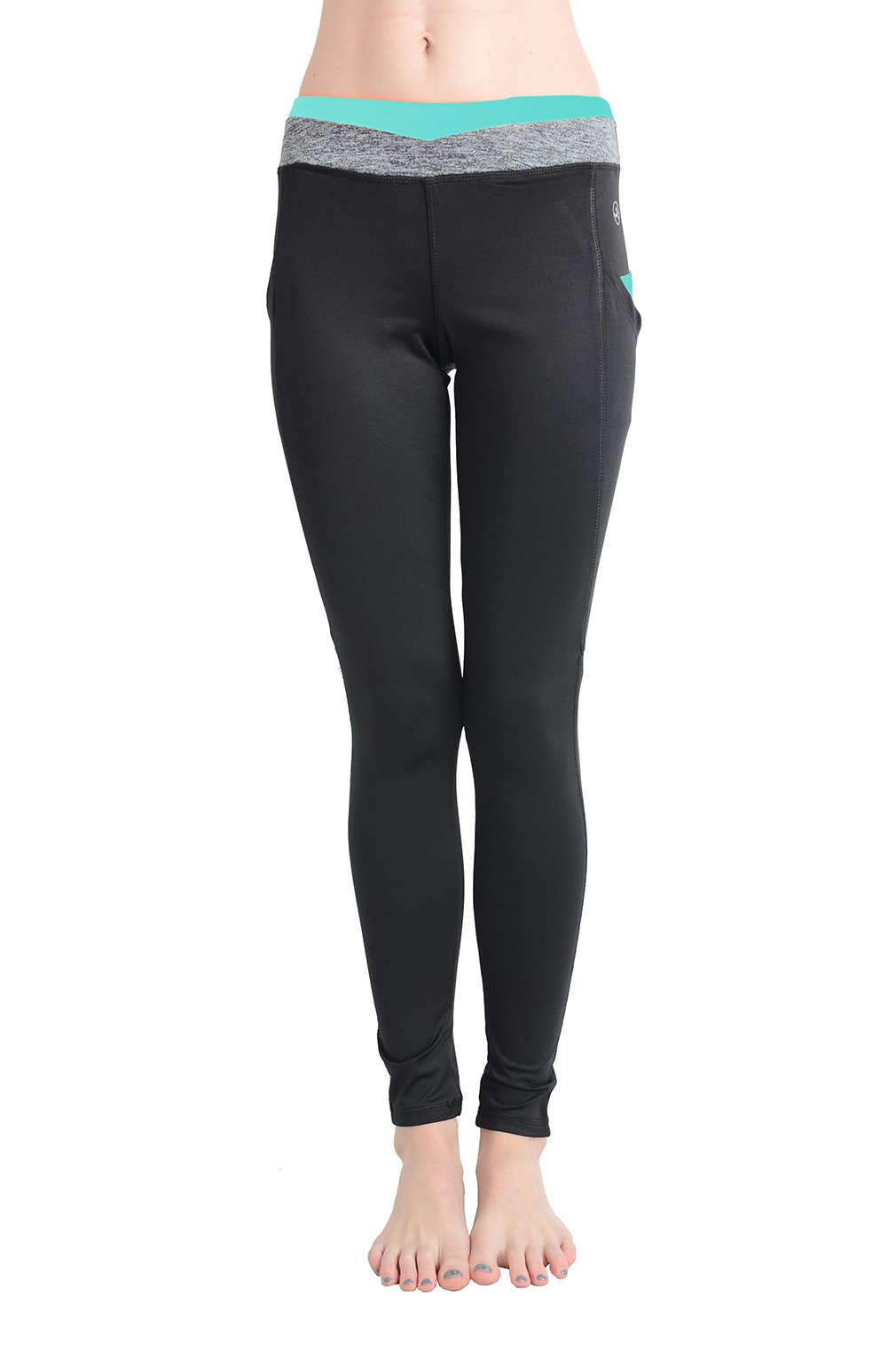 BASICO Women's Cotton Spandex Yoga Pants - High Waisted Workout Leggings for Lounge, Running & Gym - Soft Stretchy Comfortable Athletic Tights for Women