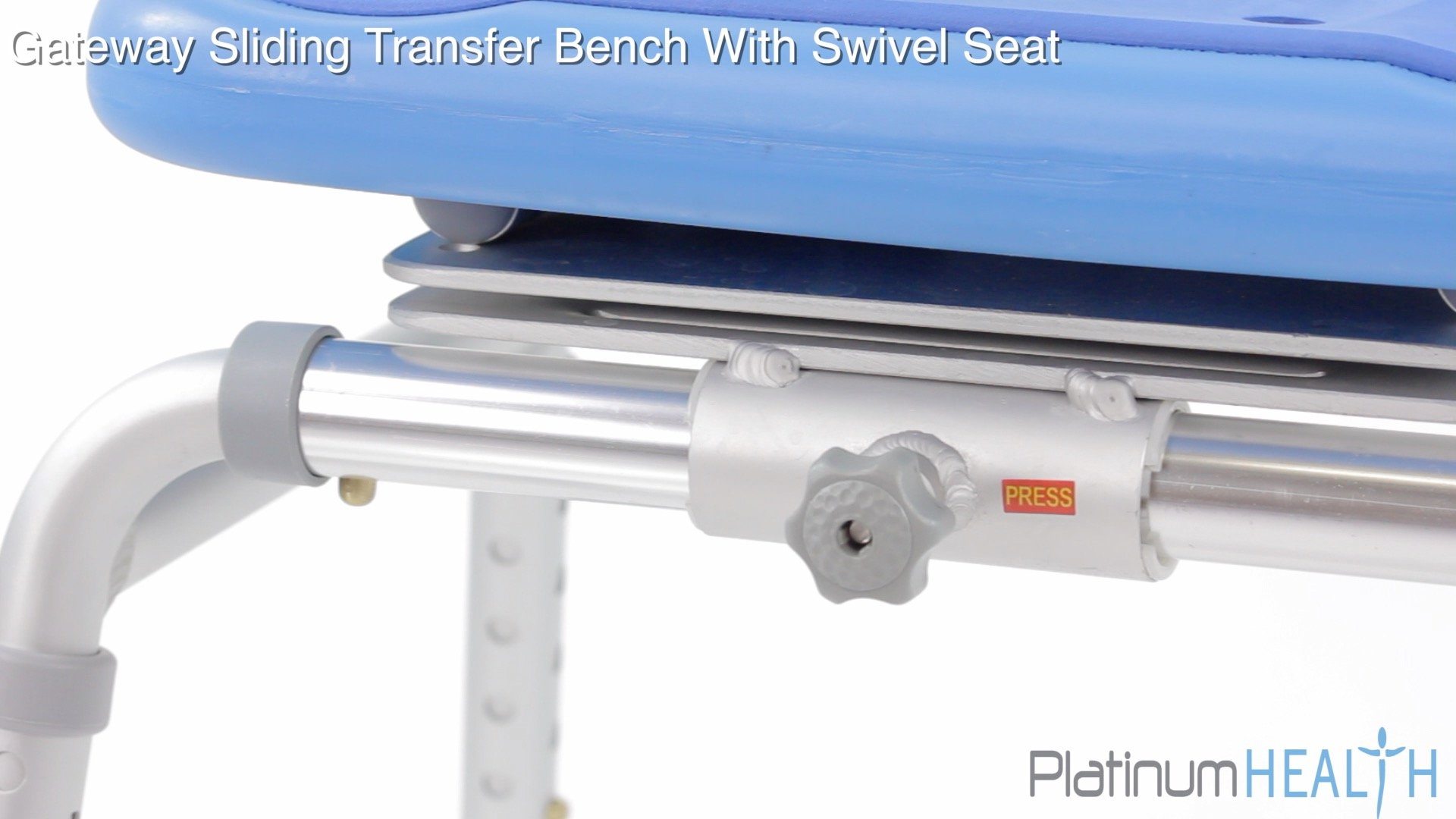 Premium Sliding Bath Transfer Bench with Swivel Seat & Padded Cushion - Adjustable Shower Chair for Elderly & Disabled - Safe Bathroom Mobility Aid for Seniors, Post-Surgery Recovery & Home Care Use