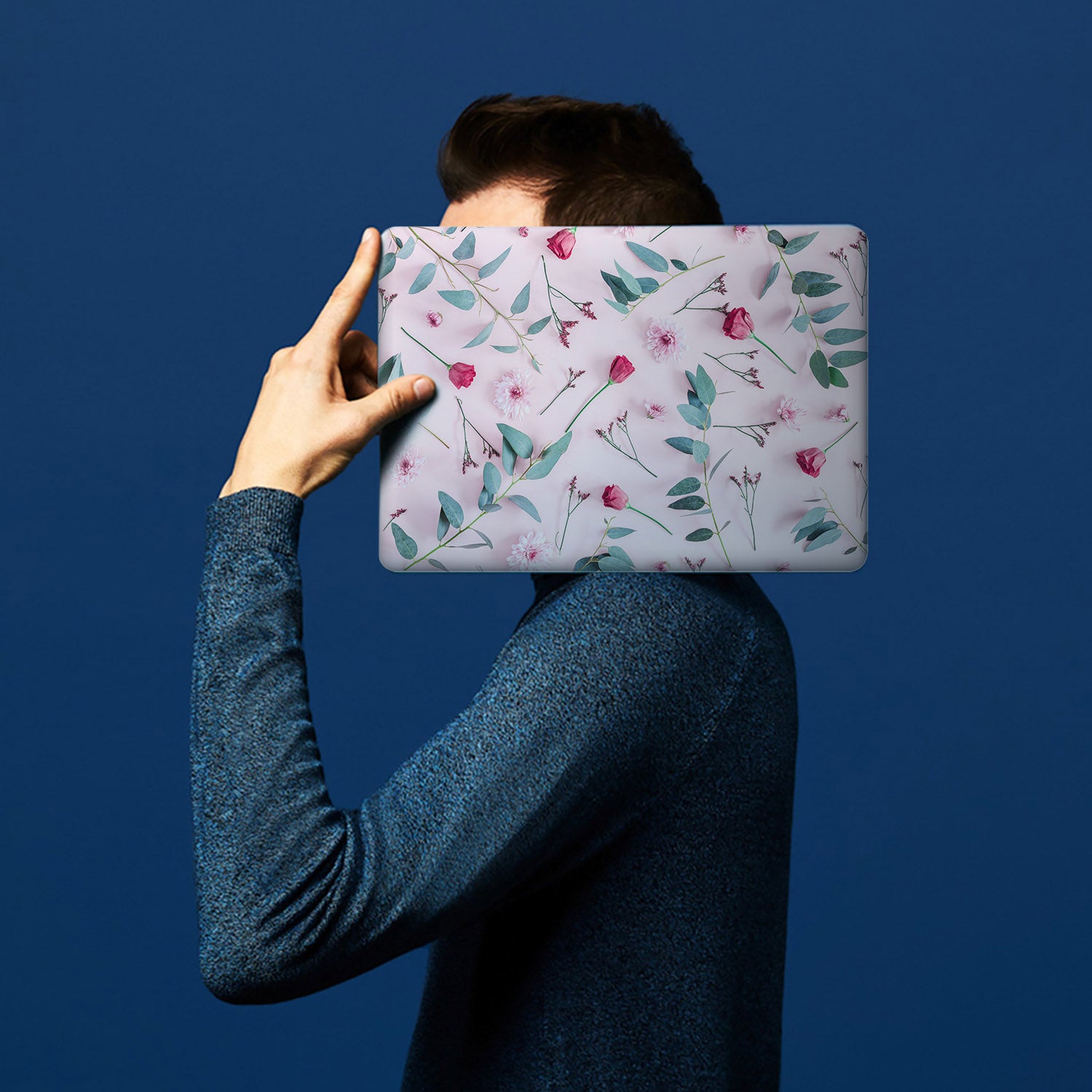 Premium Surface Laptop Case with Elegant Flat Flower Design - Slim Protective Cover for Microsoft Surface Laptop (1-5) - Perfect for Work, Travel & School Use