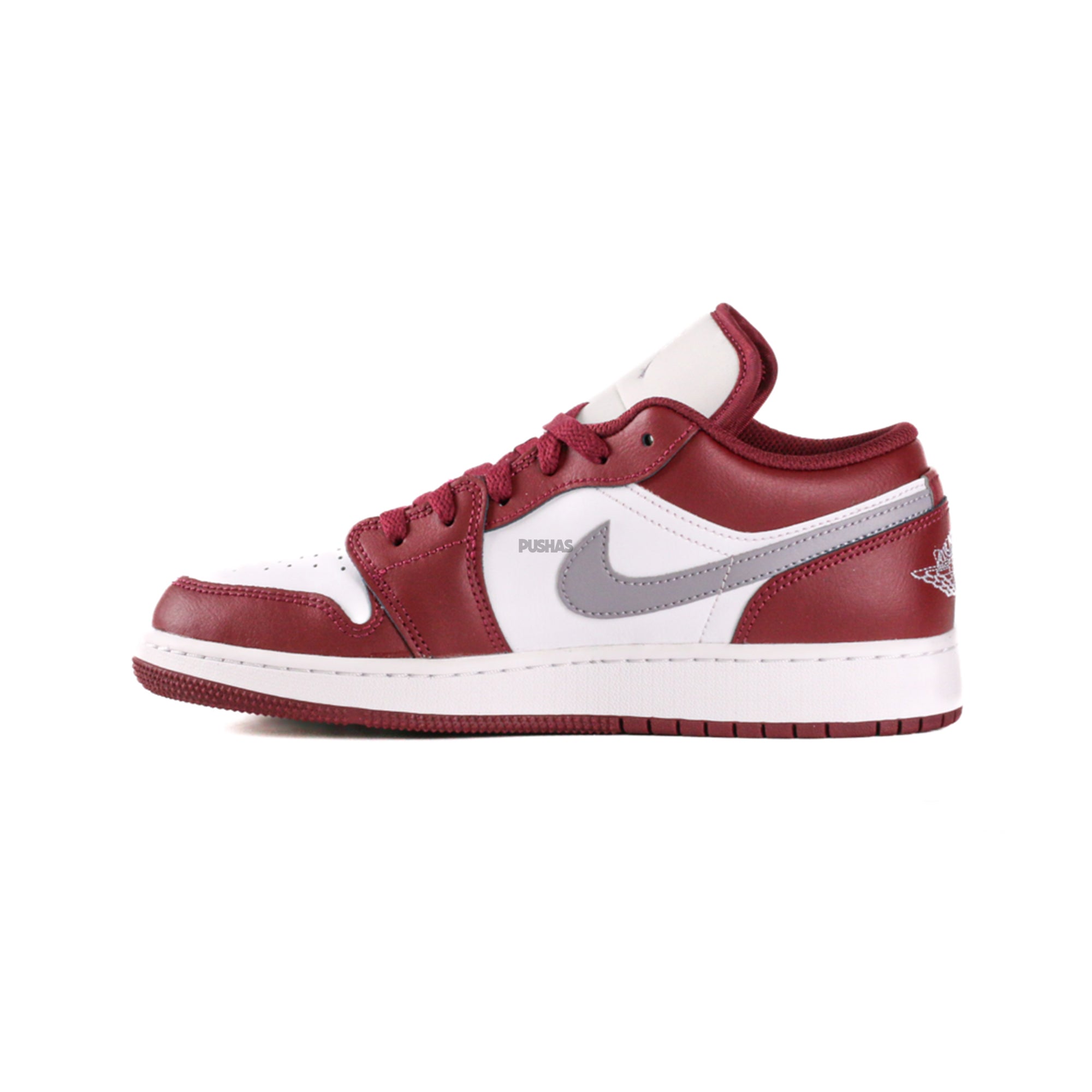 Air Jordan 1 Low 'Bordeaux' GS Sneakers for Girls (2022) - Stylish Basketball Shoes for School, Sports & Casual Wear