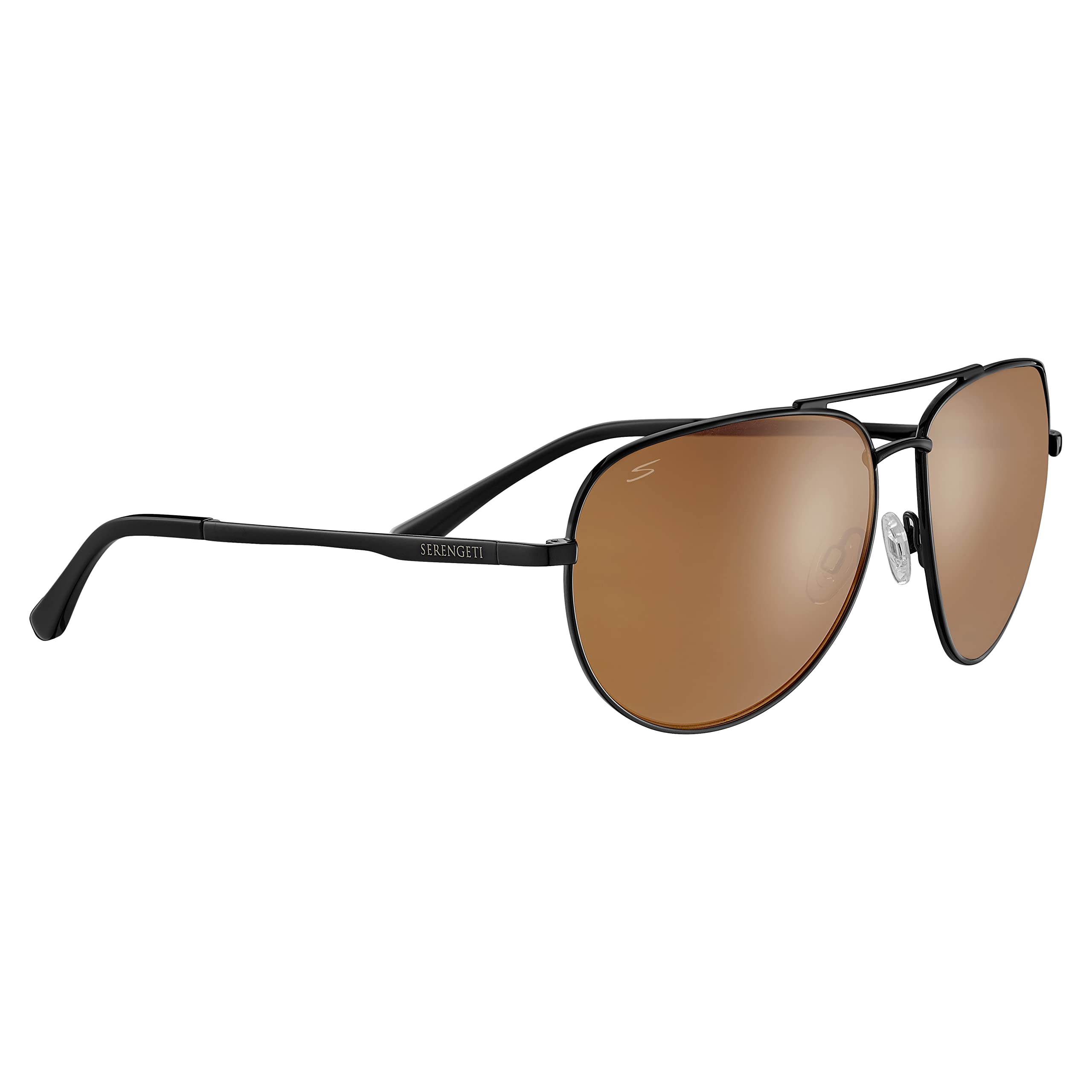 Serengeti Aviator Sunglasses for Men & Women - Polarized UV Protection, Lightweight Sport & Driving Shades - Perfect for Outdoor Activities, Running, Cycling & Travel