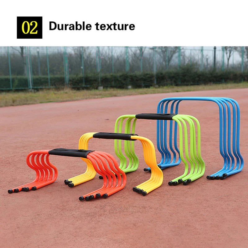Agility Training Equipment Set - Soccer Hurdles, Football Storage Carrier & Cloth Wrapper for Sports Practice | Perfect for Football Drills, Soccer Training & Field Exercises