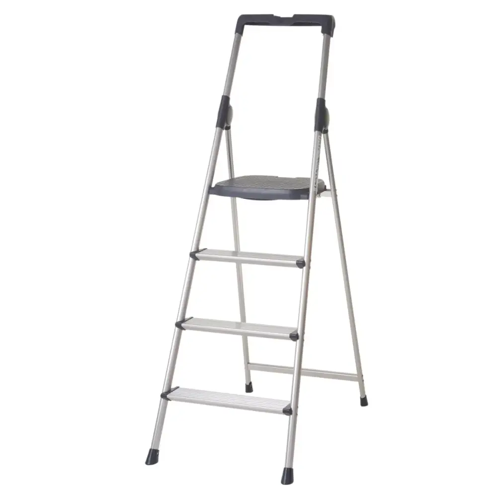 Climb It Platform Plus Steps - Adjustable Ladder Accessory for Home & Roofing - Perfect for DIY Projects, Construction, and Roof Repairs