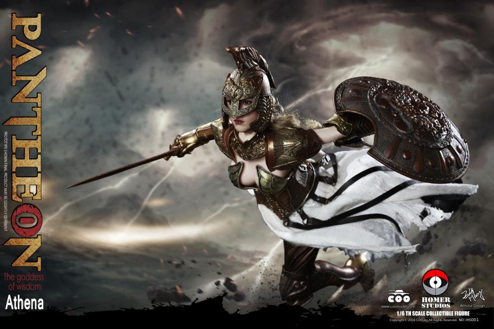 COO Model 1/6 Scale Pantheon Athena Goddess of Wisdom Collectible Figure - Perfect for Anime Fans, Mythology Enthusiasts & Home Decor Display