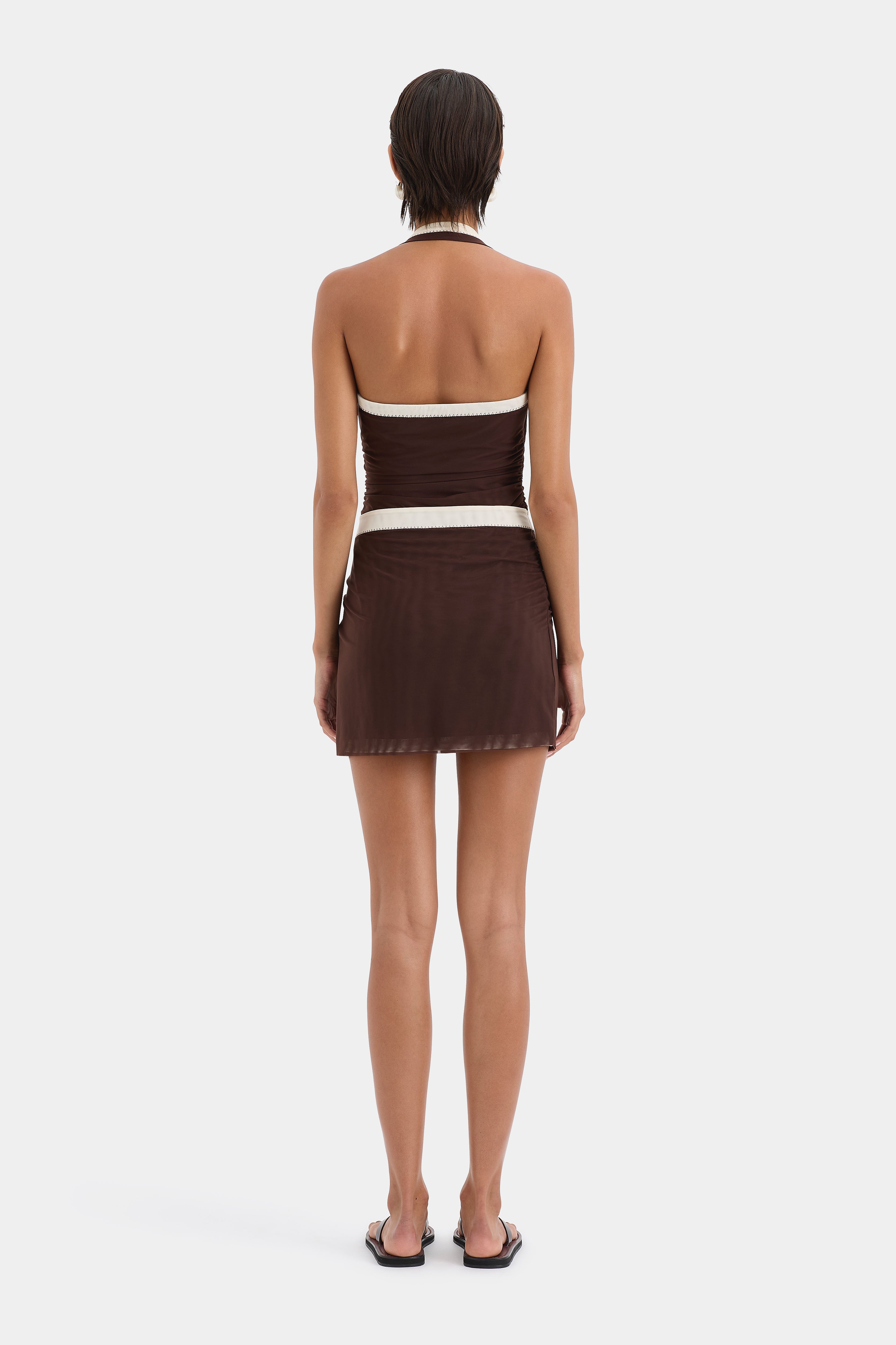 Jacques Women's Mini Dress - Elegant Short Sleeve Bodycon Party Dress for Night Out, Date Night & Special Occasions