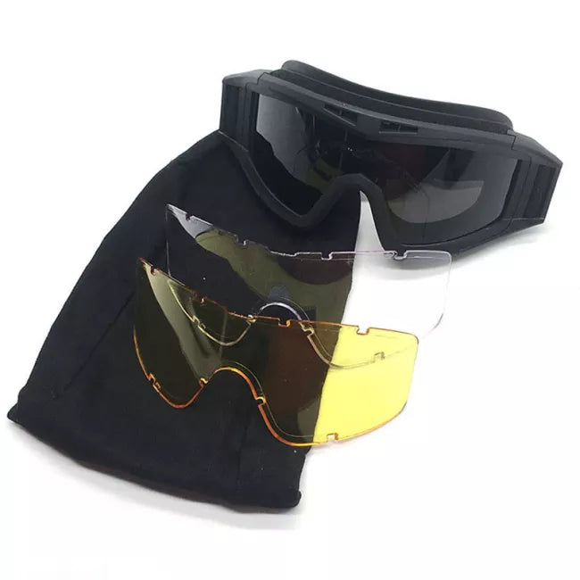 Tactical Goggles for Face & Eye Protection - Anti-Fog, UV Protection, Impact Resistant for Gel Blaster, Airsoft, Paintball & Outdoor Sports Activities